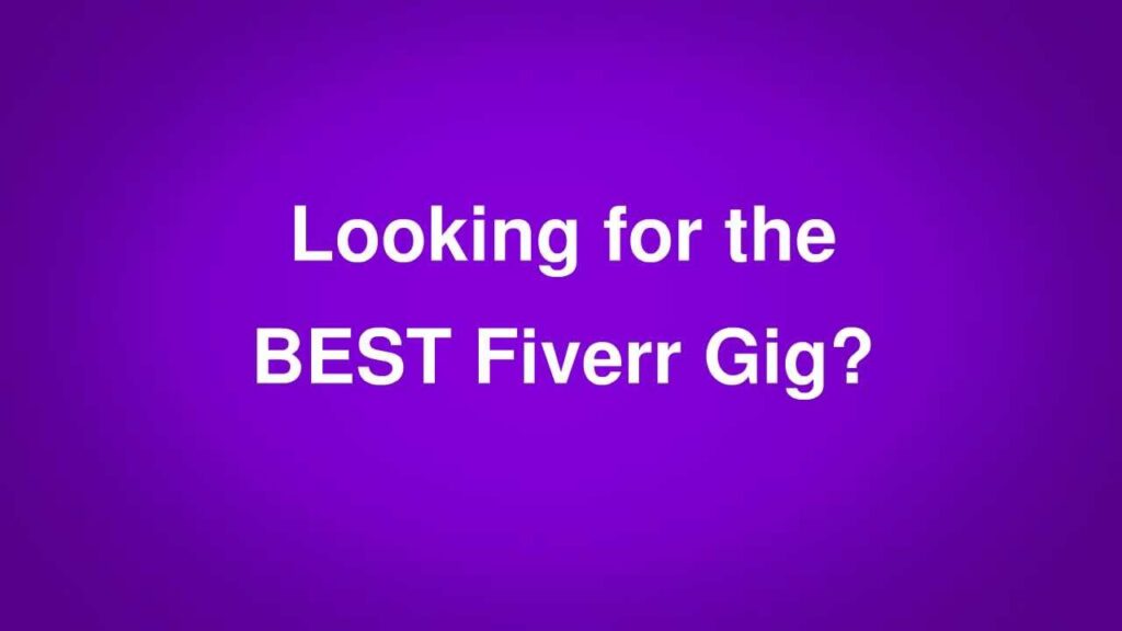 Best Fiverr Gigs For SEO and Social Traffic