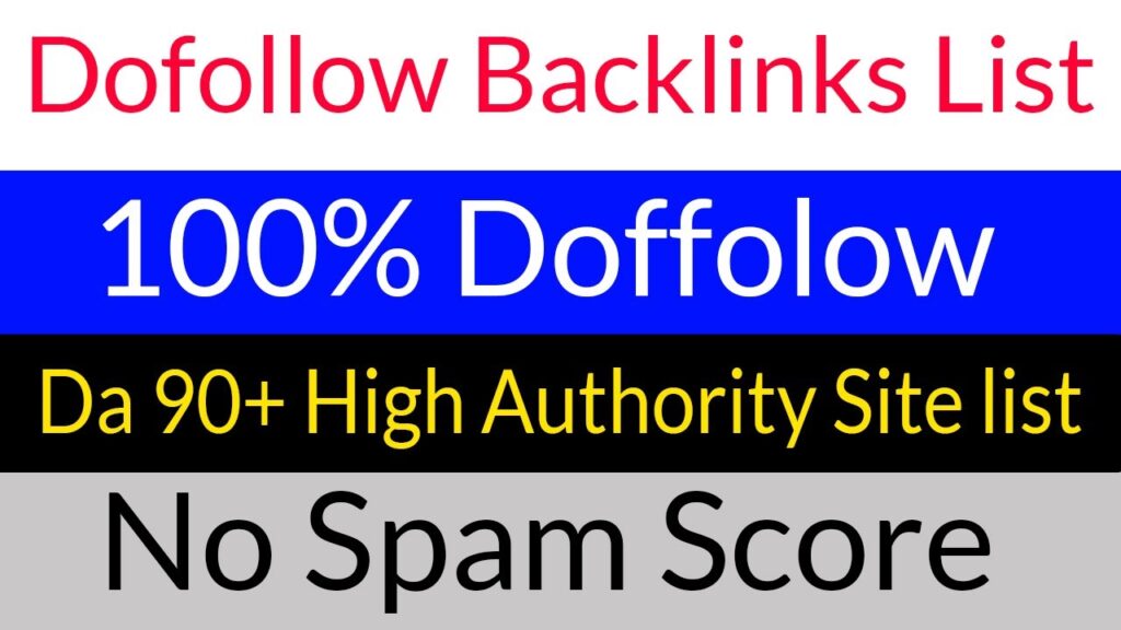 Dofollow backlinks site list | High Authority Site List | Dofollow Profile Backlinks |  2021
