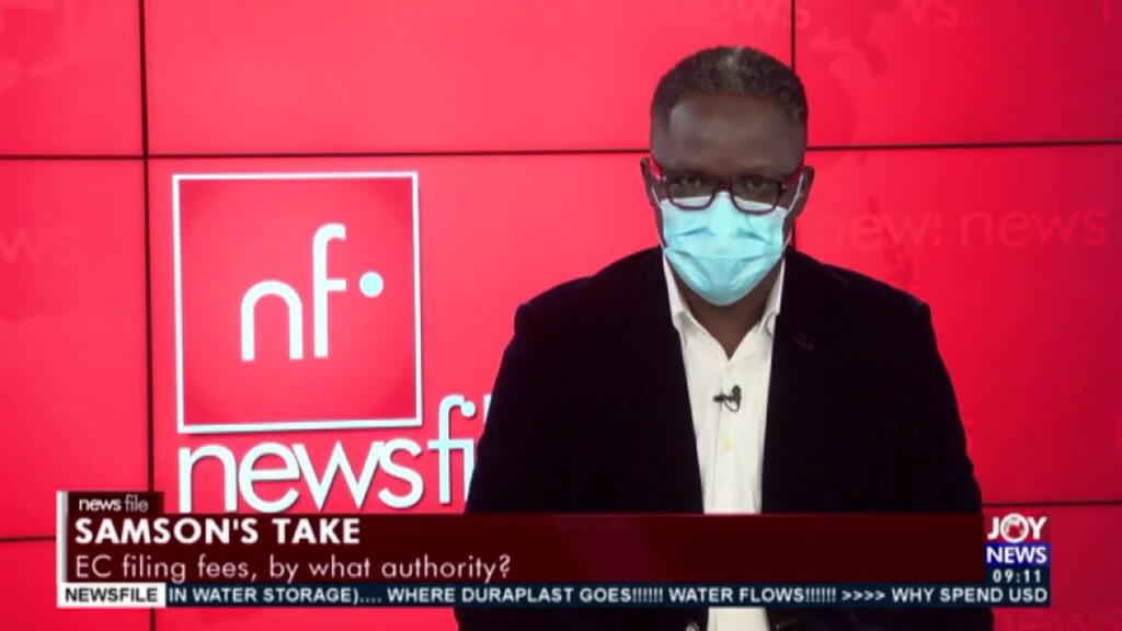 EC Filing fees, by what authority? -  Samson's Take on JoyNews (19-9-20)