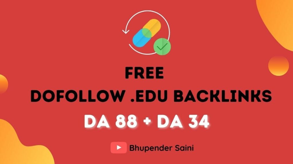 .EDU Backlinks from DA 88 + DA 34 websites | How to get .EDU backlinks | Dofollow Backlinks 2020