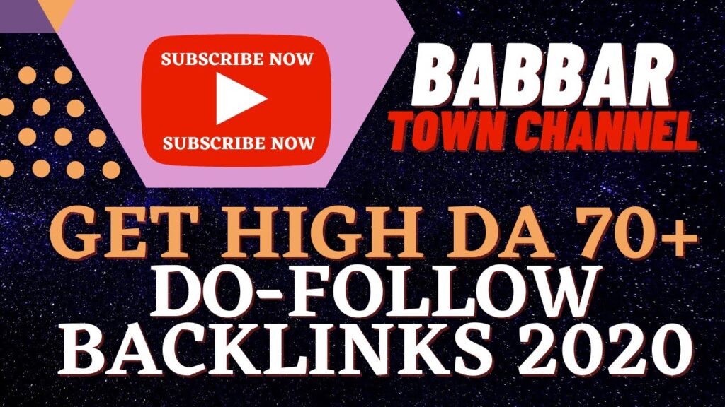 Get High DA 70+ Dofollow Backlinks (14 site List)| High DA PA Backlinks List |High DA Backlinks 2020