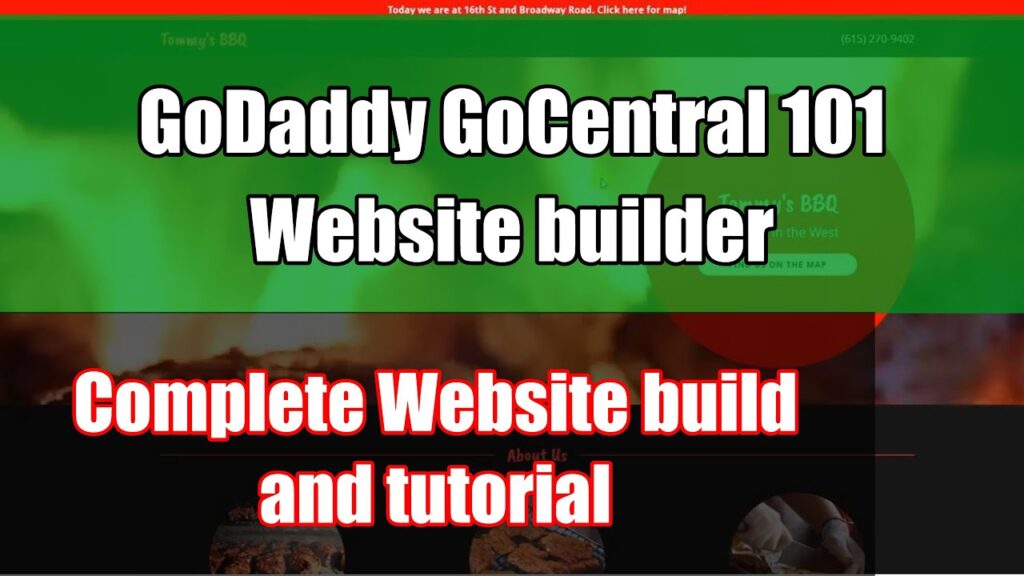 Gocentral 101 (2019) - Tutorial - how to use Godaddy website builder