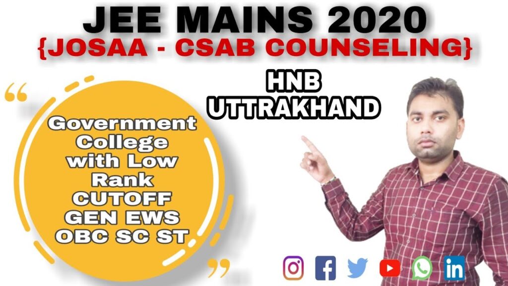 HNB GARHWAL UTTARAKHAND | CUTOFF, PLACEMENT, FEES STRECTURE | Josaa Counselling , CSAB COUNSELLING |
