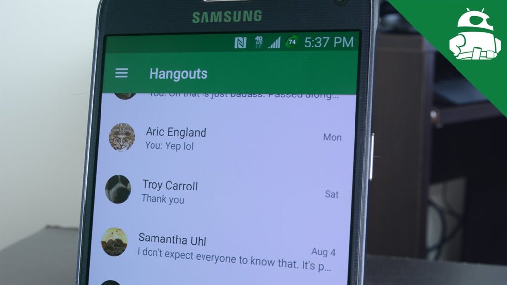 Hangouts v4 Quick Look