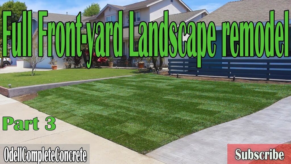 How to Lay Sod with Sprinklers & low voltage Lighting. Front-yard Landscape Remodel Part 3