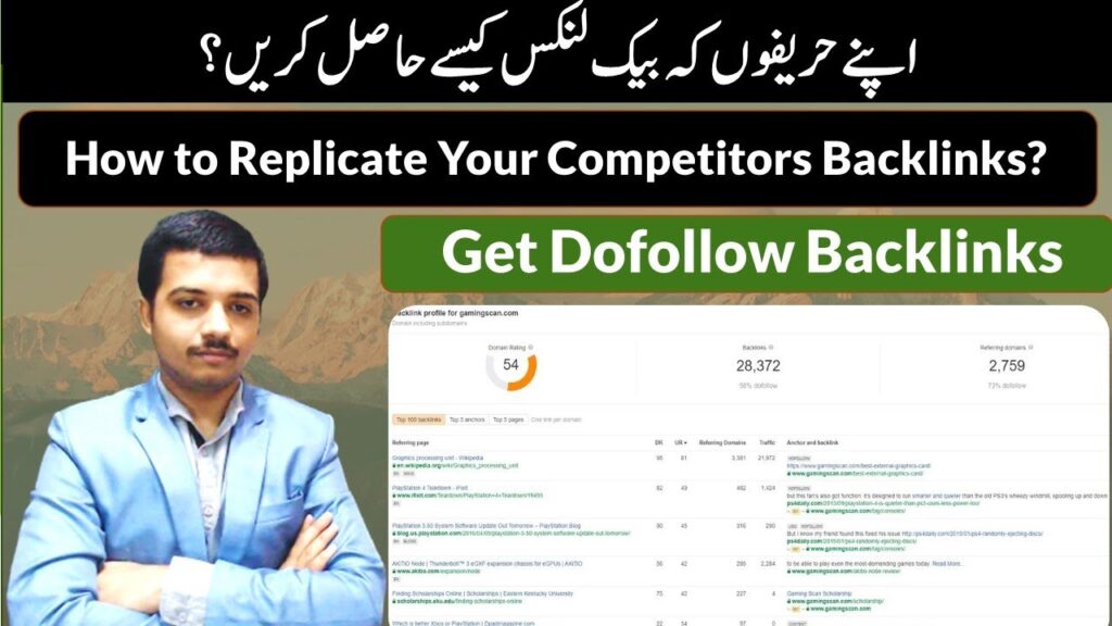 How to replicate your Competitors Backlinks Profile? | SEO Urdu/Hindi 2020