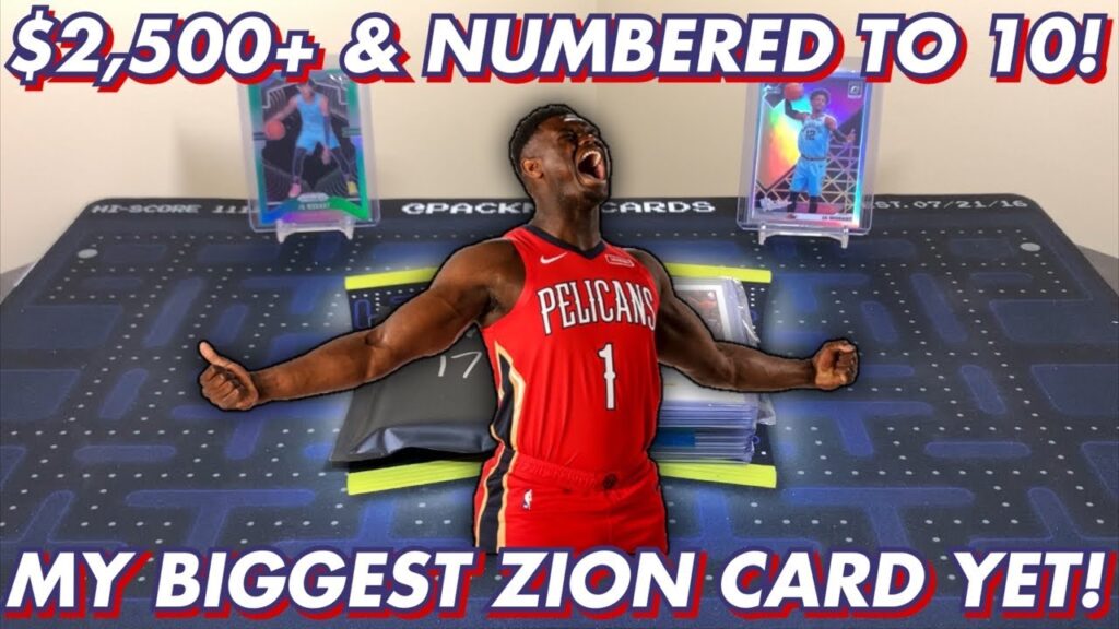 MY BIGGEST ZION CARD YET! $2,500+ & NUMBERED TO 10! +Break Results, Football Repack & Other Pickups!