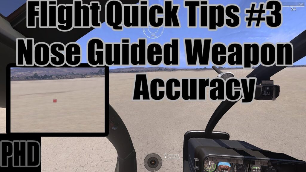 Nose Guided Weapon Accuracy Tips - Flight Quick Tips #3 (Arma 3 Helicopter Tutorial)