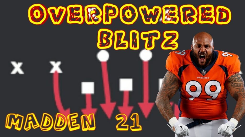 Overpowered Blitz Madden 21 cover - How to Blitz in Madden 21! (Best BLITZ & Bunch Defense)
