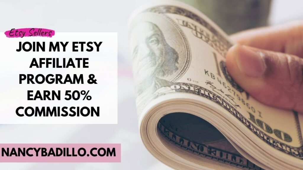 Promote Etsy Shop & Service | Affiliate Marketing | Nancy Badillo