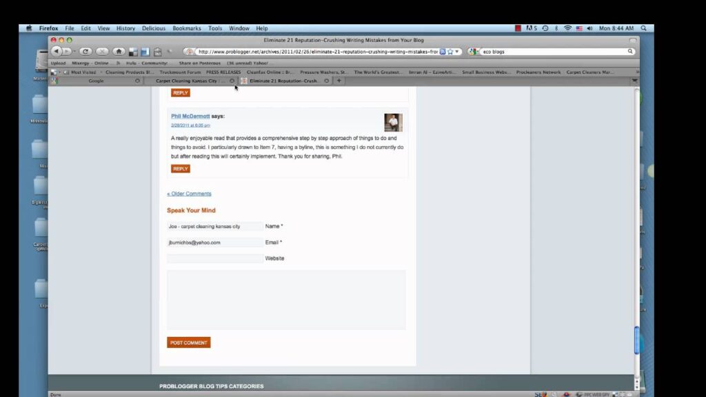 SEO Tutorial Part 3: How To Get Backlinks From Blog Comments