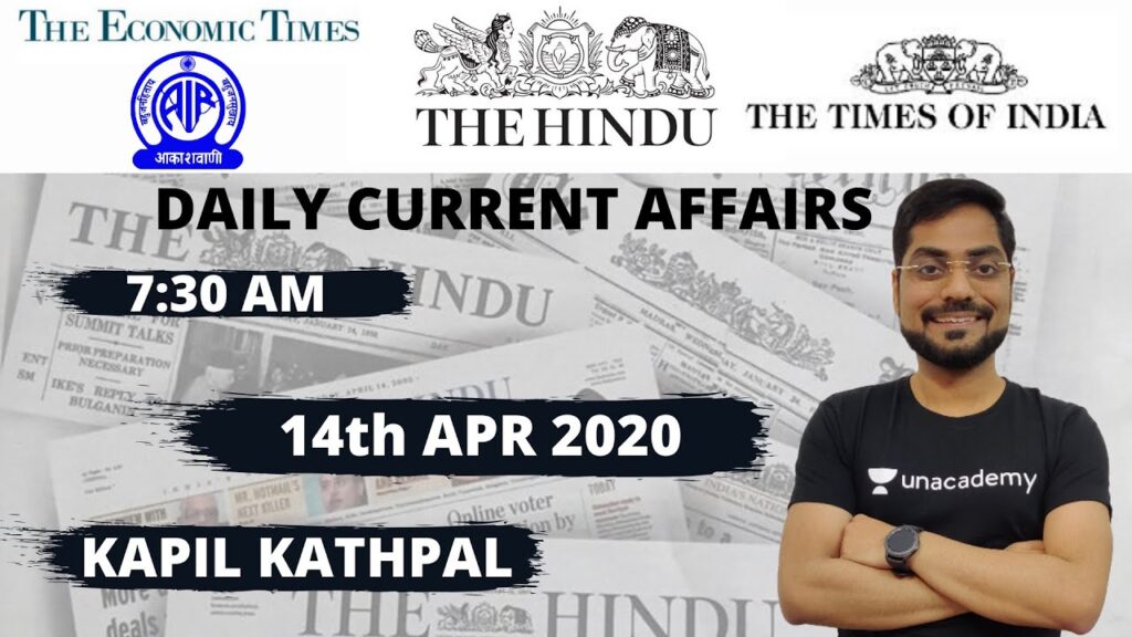 The Hindu Analysis- Daily Current Affairs (14th April 2020) by Kapil Kathpal