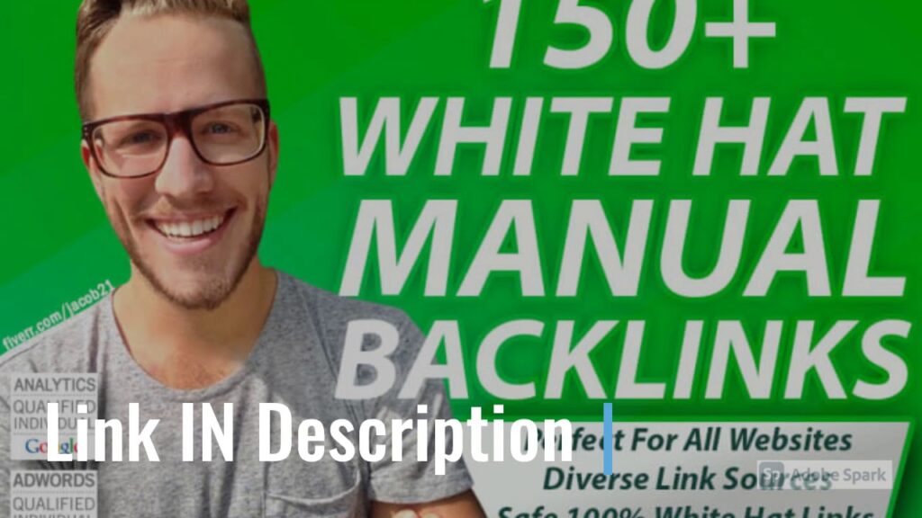I will 150 SEO backlinks white hat manual link building serv