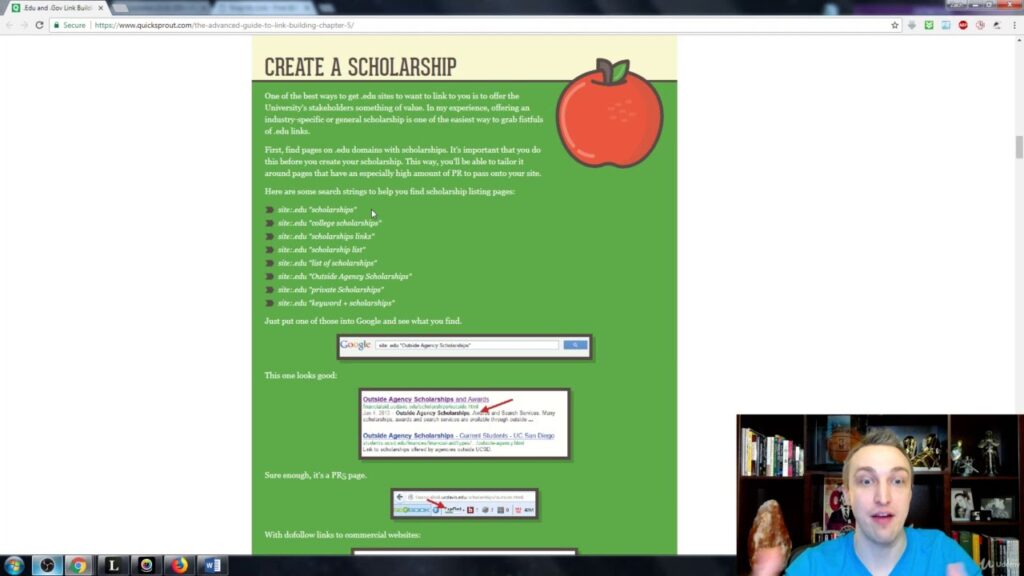 6  Scholarship Backlinks from EDU   GOV Websites