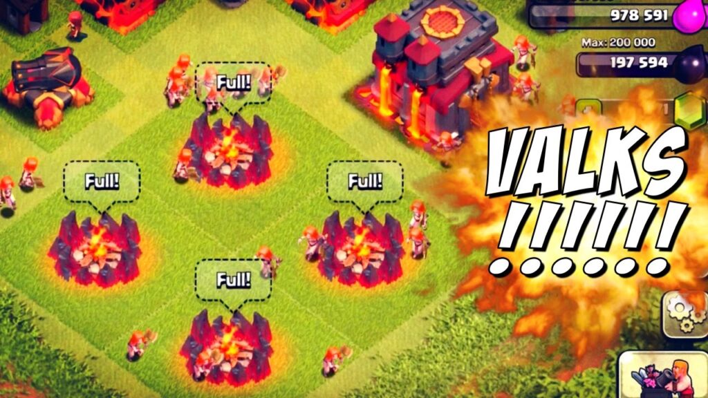 Clash of Clans ARE VALKYRIES GOOD?! Testing Out Valkyries!