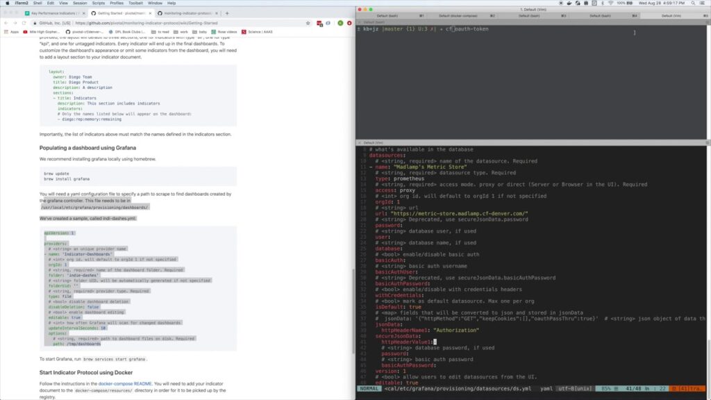 Creating Indicators for Open-Source Components and Services