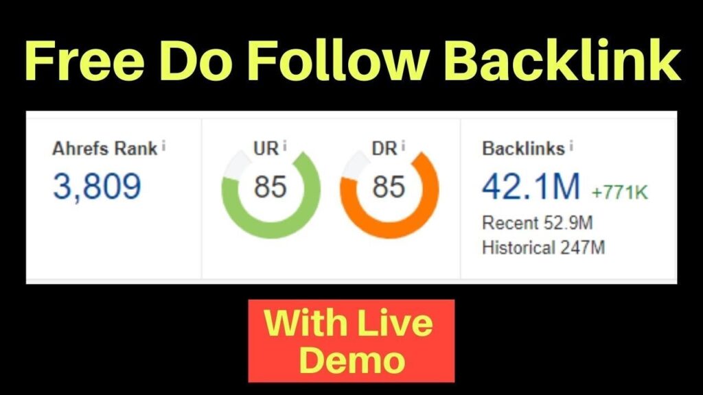 Do follow backlinks | backlinks list 2021| high Da Pa backlinks list