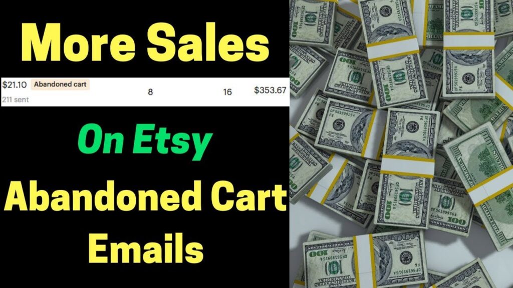 Etsy Email Abandoned Cart Re-targeting (How to get more sales on Etsy)
