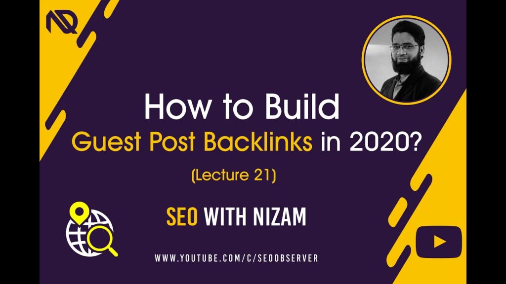 How to Build Guest Post Backlinks in 2020? (Lecture 21) Urdu/Hindi