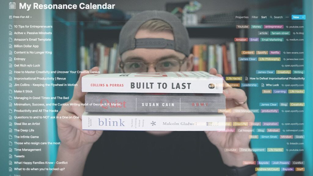 How to Build a Resonance Calendar In Notion (And Use the Web Clipper)