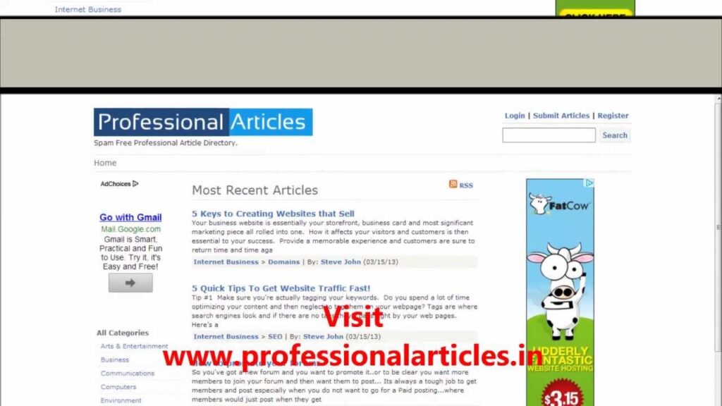 How to get Backlinks from Articles
