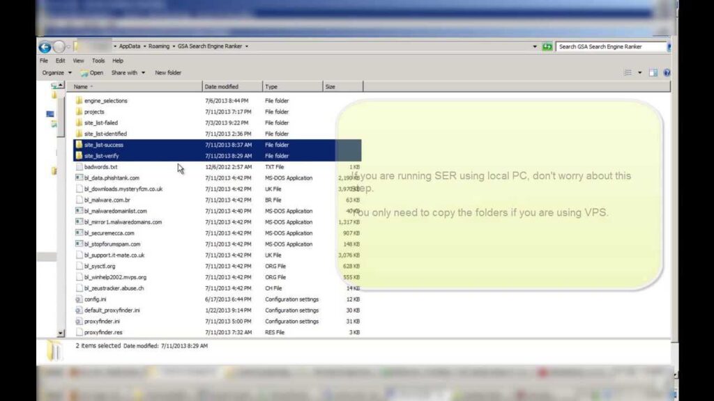 How to use 'submitted & verified URLs' extraction tool
