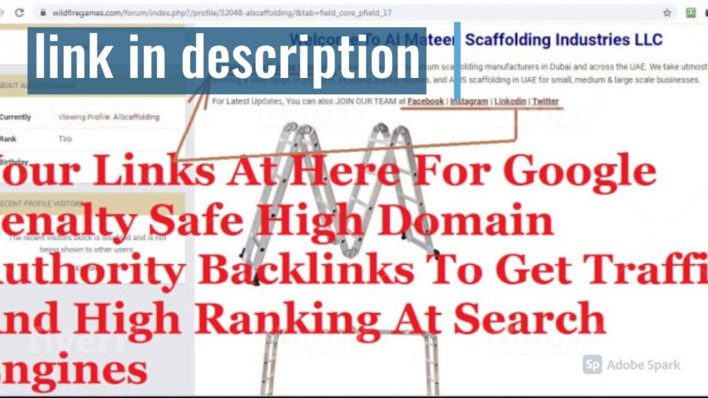 I will create high domain authority backlinks from forum sites