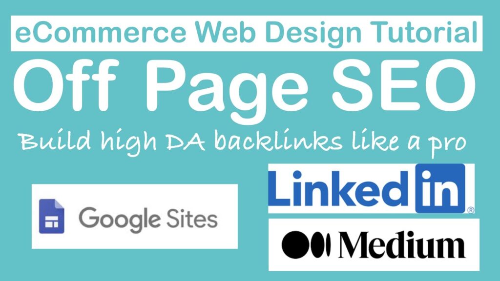 Off-Page SEO Link Building - eCommerce Website Design