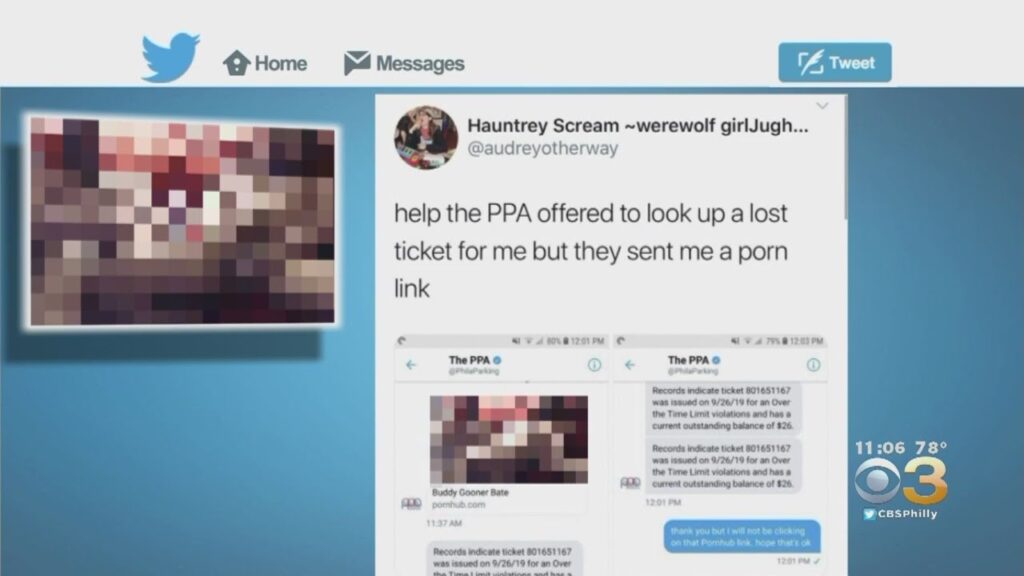 Philadelphia Parking Authority Responds To Woman's Twitter DM With Porn Link