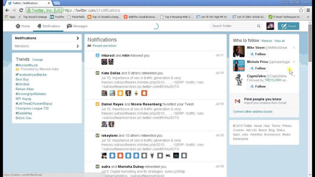 Pr-10 do-follow backlink from twitter