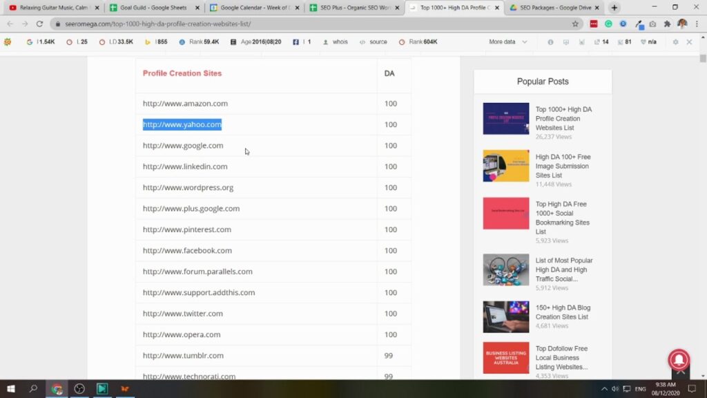 Profile Links On High Authority Sites  -  WowVisible