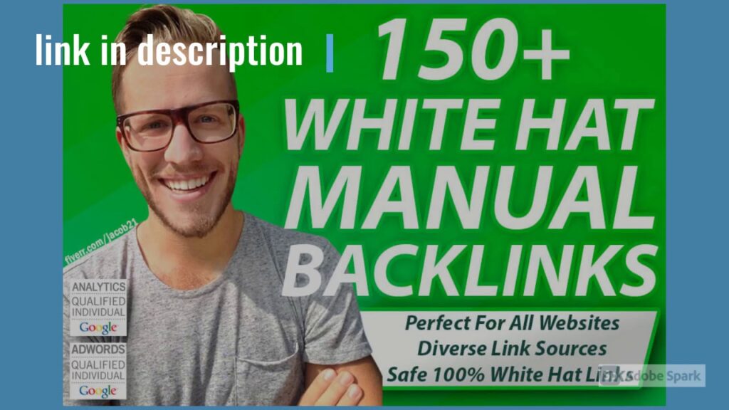 I will 150 SEO backlinks white hat manual link building serv