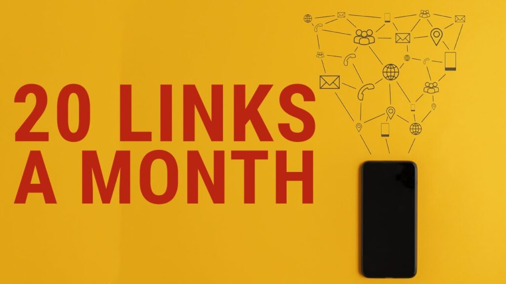 20 Links A Month  - Niche Authority Site - Charlie