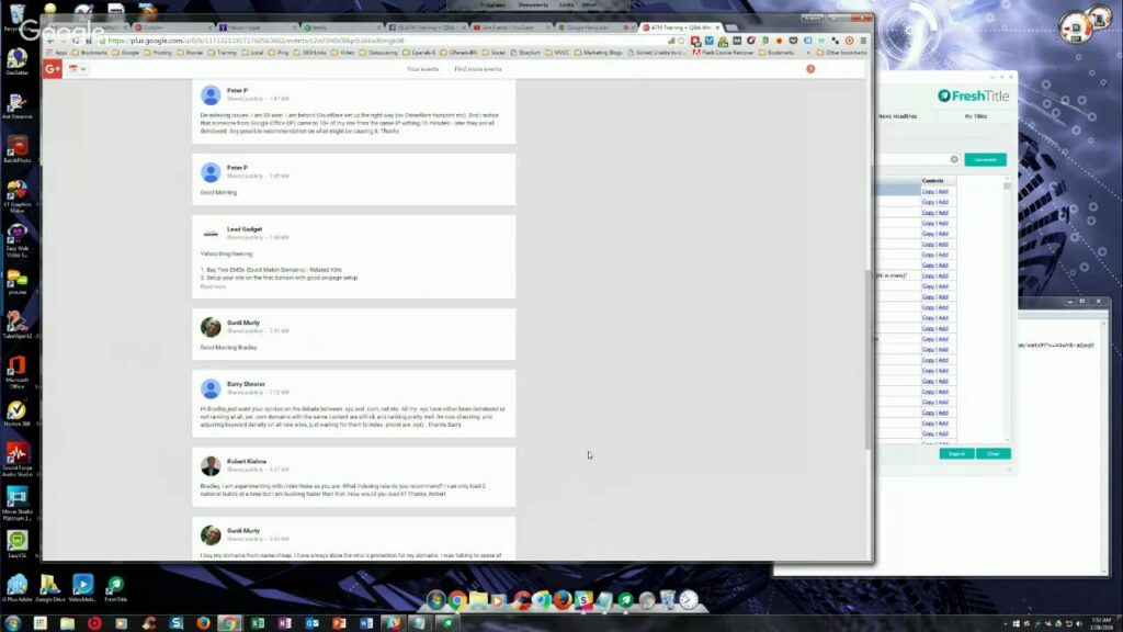 ATM Training + Q&A Webinar Jan 28 2016