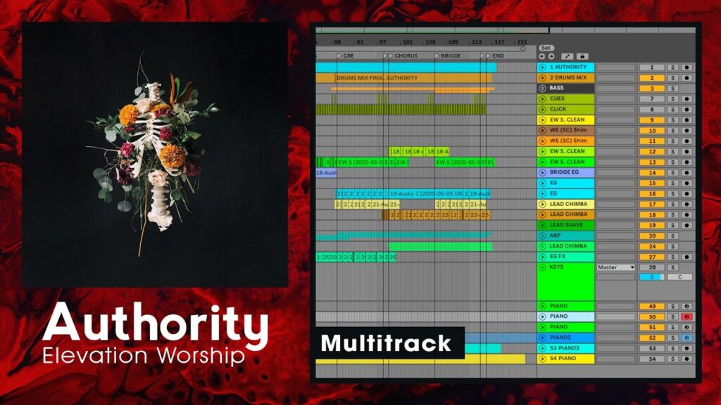 Authority (Multitracks) - Elevation Worship (Graves Into Gardens)
