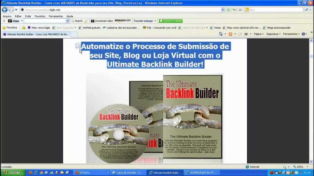 Backlinks Builder - Consiga Milhares de Links apontando para seu Site, Blog ou Loja Virtual!