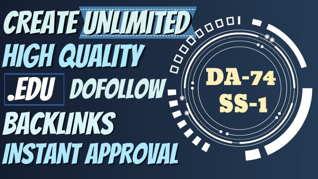 Create Unlimited EDU Dofollow Backlink With Instant Approval - Cyber Planet