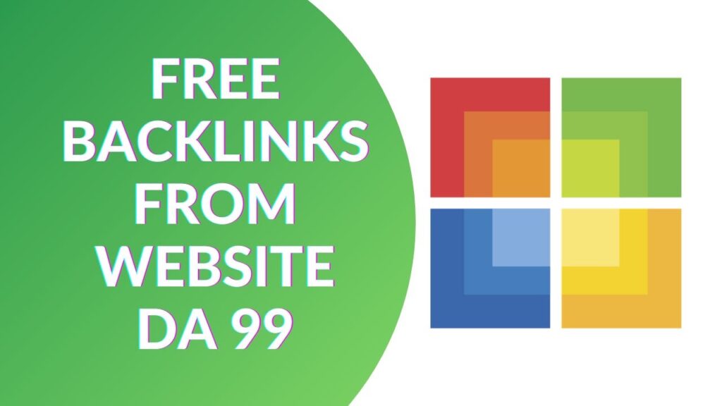 Dofollow Backlinks From Website DA 99