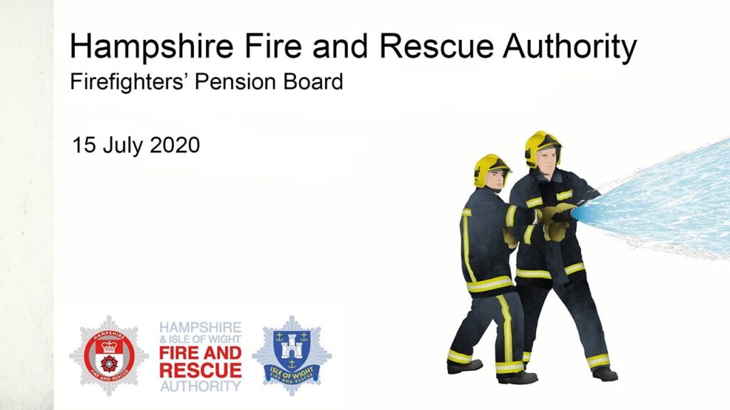 Hampshire Fire & Rescue Authority - Firefighters' Pension Board (15 July 2020)