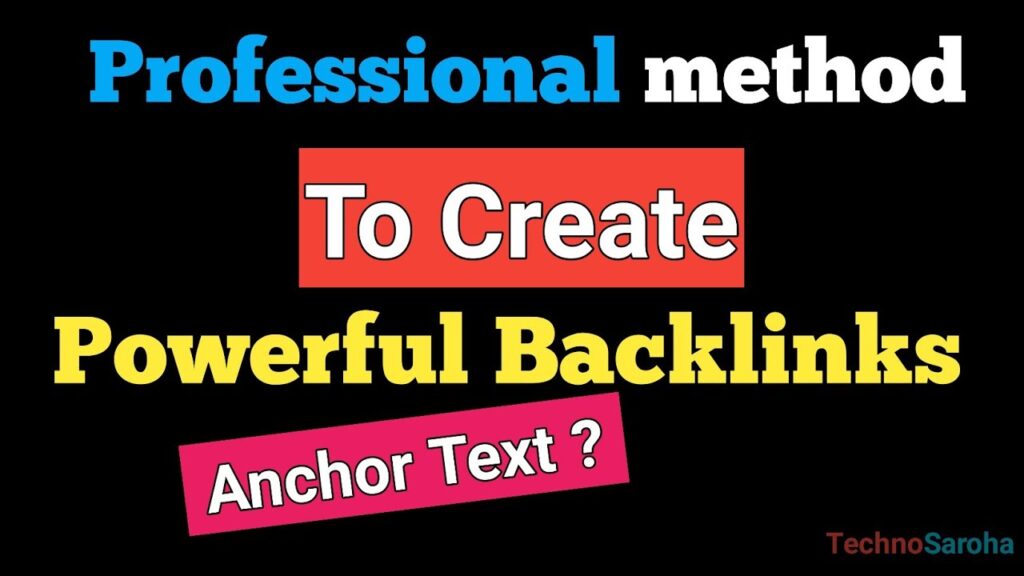 (Hidden) SEO Strategy to make Backlinks for website in 2019 | Anchor Text in SEO Kya hota hai Hindi