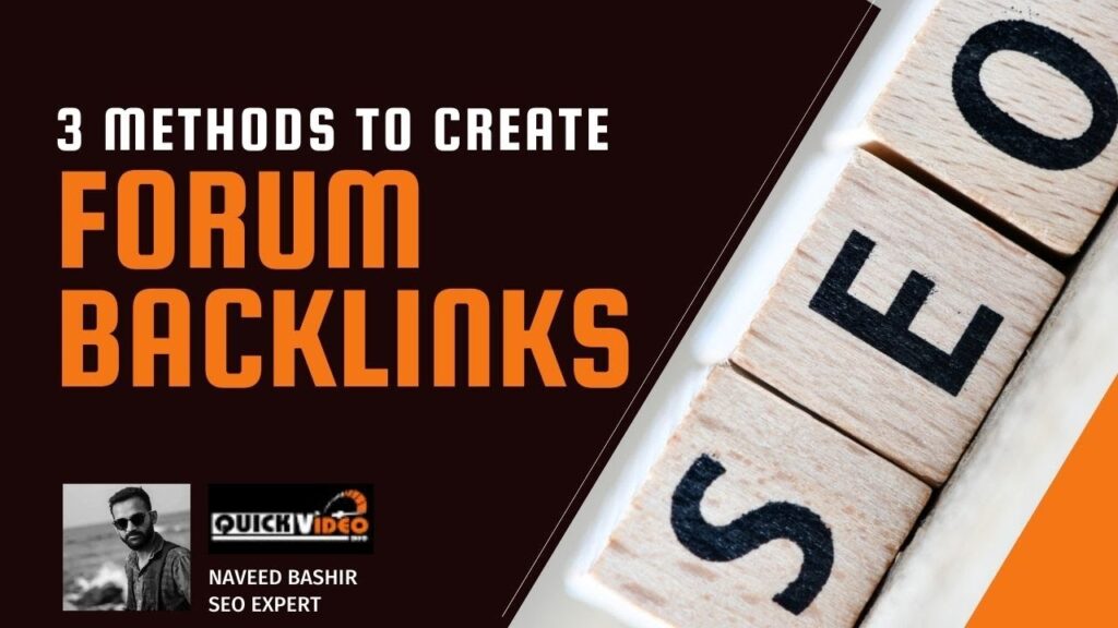 How To Create Forum Backlinks | Off Page SEO Techniques | 3 Methods to Create Forum Backlinks