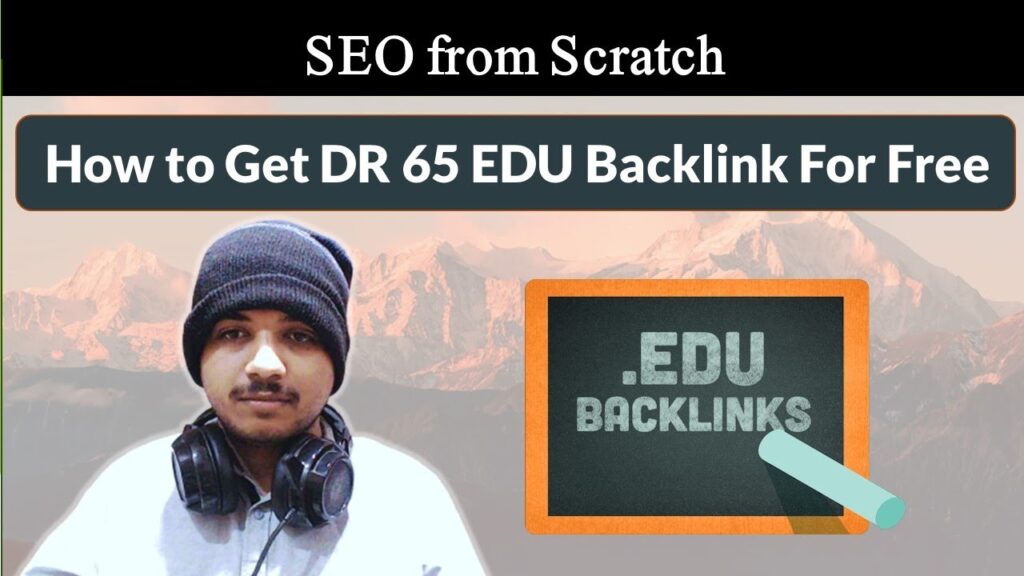 How to Get DR 65 EDU Backlink For Free
