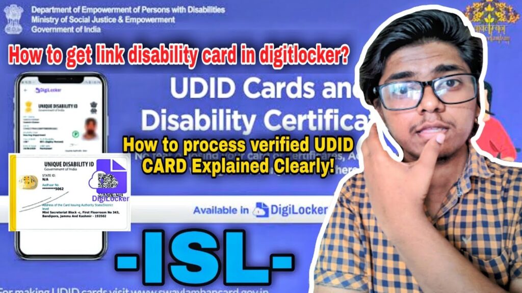 How to Process UDID CARD Verified Explained clearly + Get Link Disability card In DIGILOCKER | ISL |