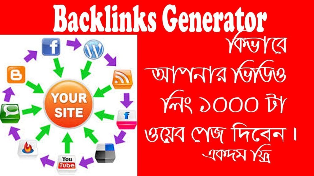 How to youtube video backlinks generator video tutorial -2018