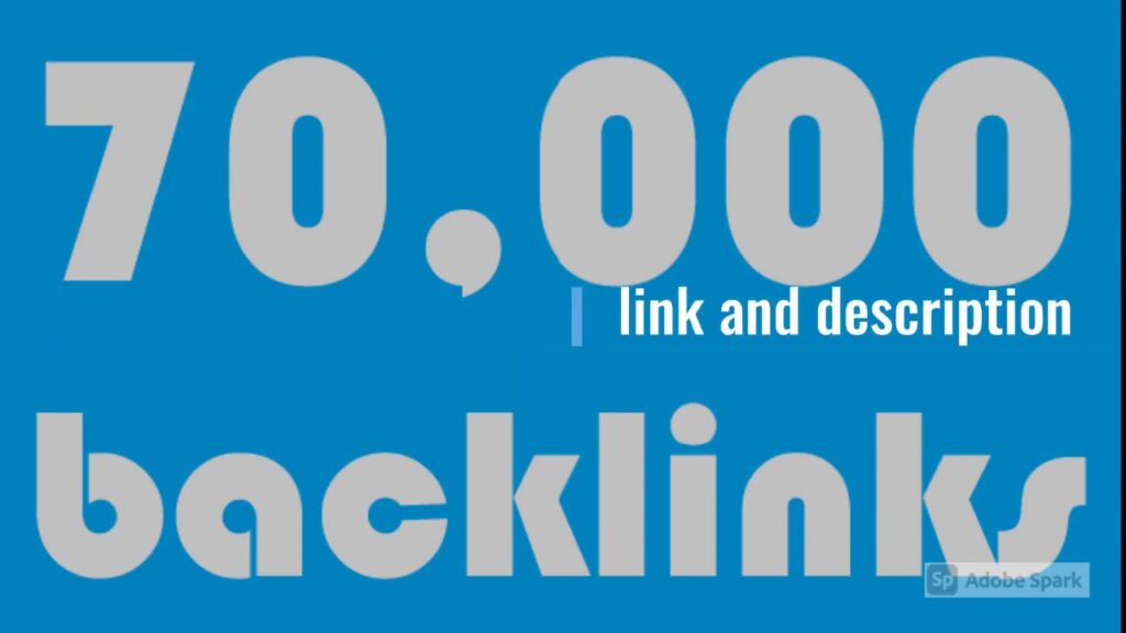 I will 50k 60k 70k backlinks, best for tier2