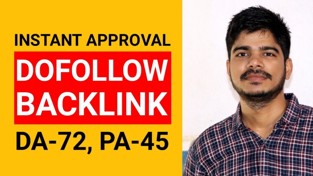 Instant Approval Dofollow Backlink 2020 - High DA PA Backlinks for website or blog - Off Page SEO