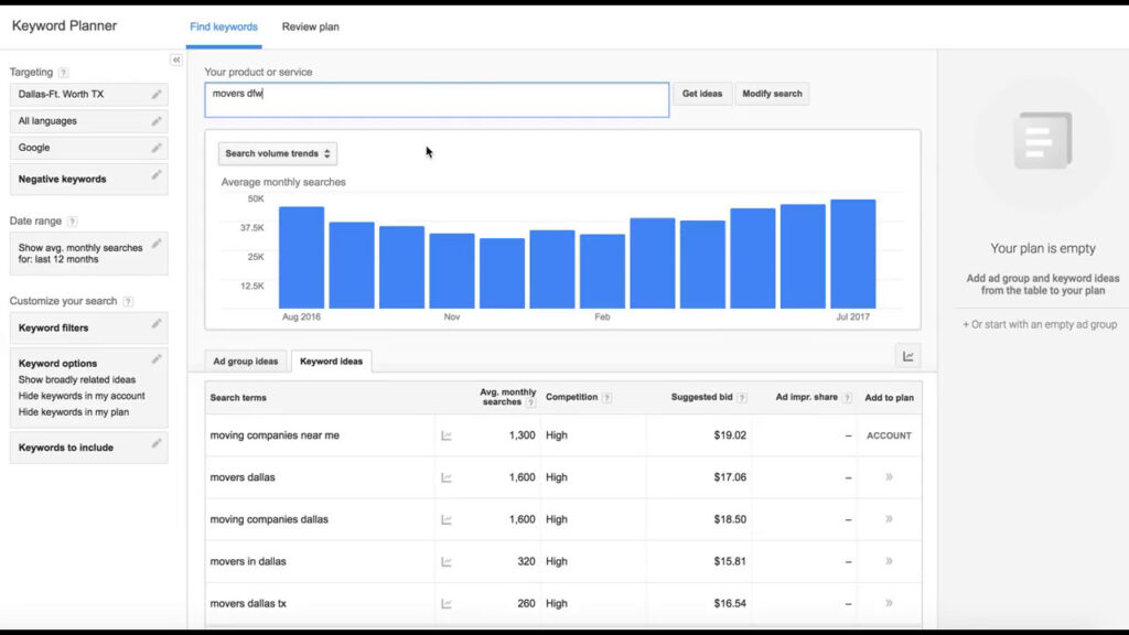 Learn How Customers Search For A Moving Company (Keyword Research)