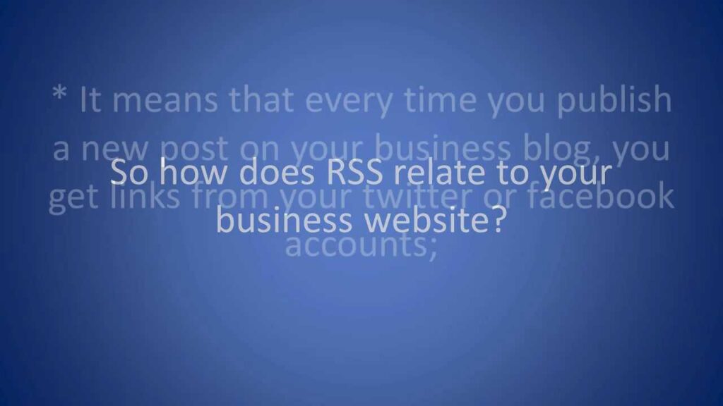 SEO Tip - How to build RSS Backlinks