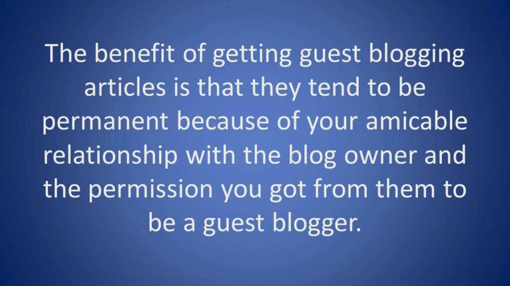 SEO Tip - How to build guest blogging backlinks