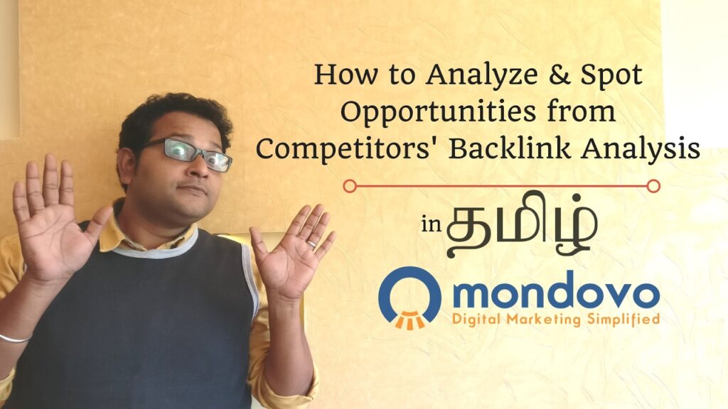 போட்டியாளரின் Backlinks ஆய்வு - Advanced SEO Tutorials in Tamil